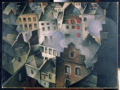 Ypres after First Bombardment by Christopher Richard Wynne Nevinson